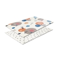 Tappetino da Gioco Termico per Bambini Doppio Lato 120-180 cm Pieghevole OCEAN & STARS